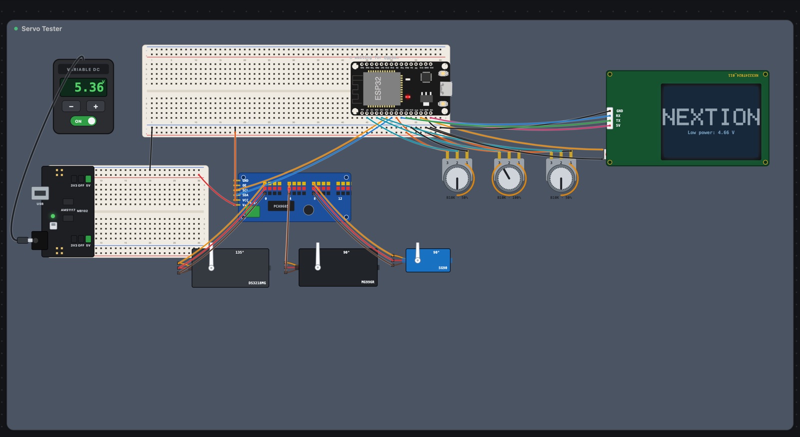 Servo Tester before